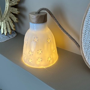 Suspension baladeuse rosinette émail