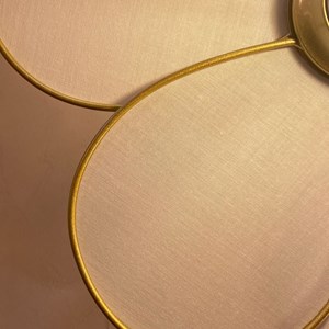 Applique murale flora coton blanc et