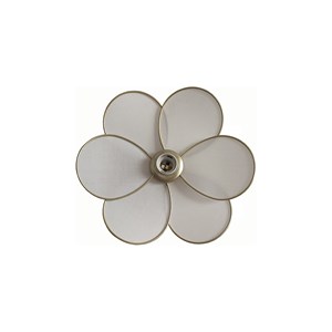 Applique murale flora coton blanc et