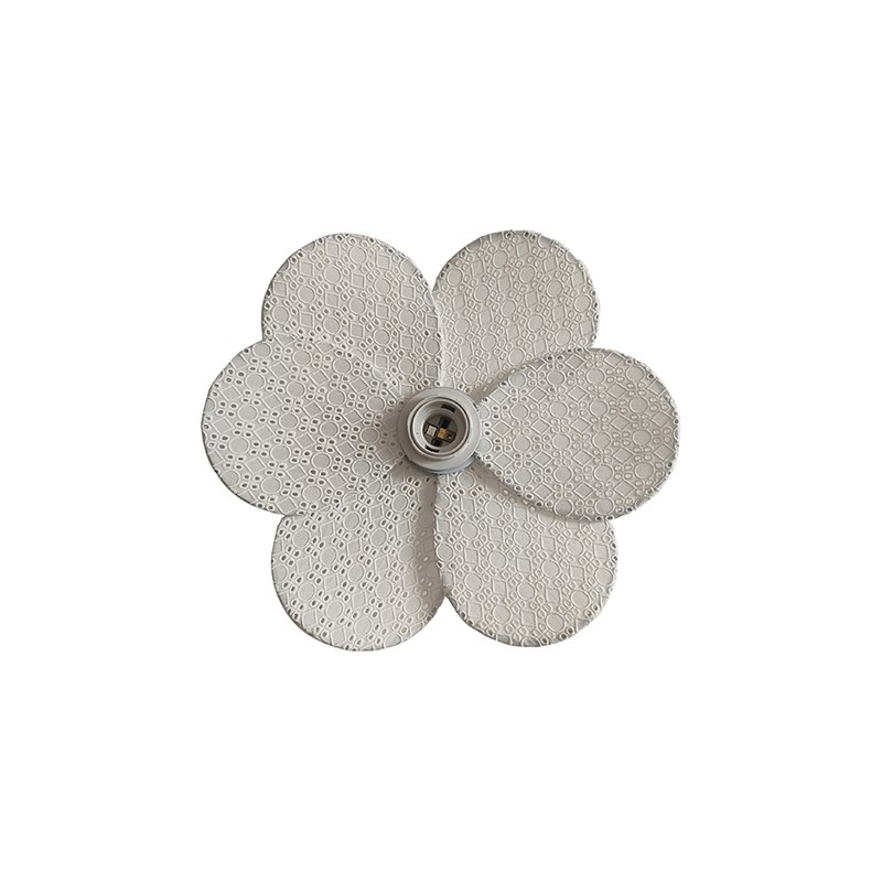 Applique murale flora broderie anglaise