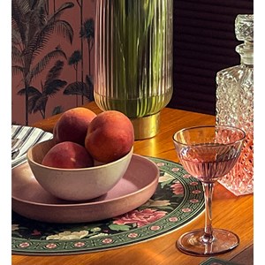 Set de table rond beija flor