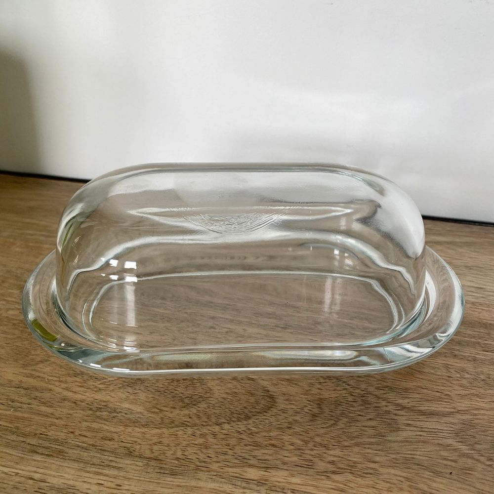Beurrier En Verre Luminarc Style Directoire - 17x10.5 Cm - Neuf