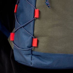 Sac à dos rolltop marine et kaki