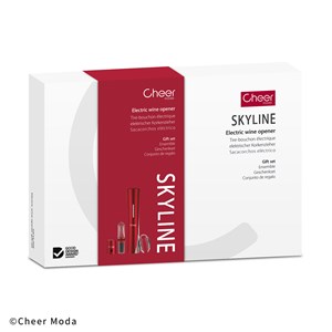 Coffret accessoires vin électrique Rouge