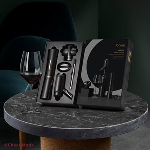 Coffret accessoires vin éléctrique