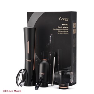 Coffret accessoires vin éléctrique