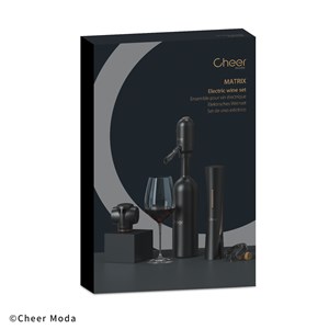 Coffret accessoires vin éléctrique