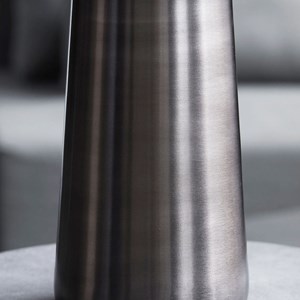 Lampe à poser bakora en métal et abat jour corde beige