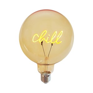 Ampoule led e27 ambrée mot chill