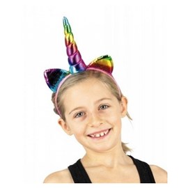 Serre tete licorne colorblock