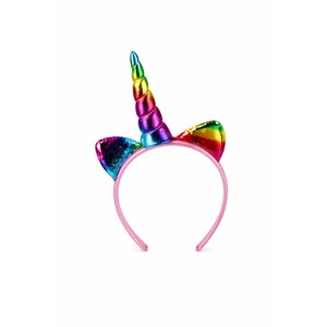Serre tete licorne colorblock