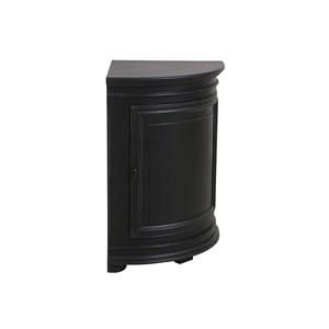 Encoignure basse - bois-mdf - noir -