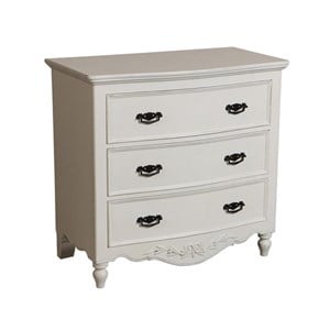 Commode galbée 3 tiroirs - bois-mdf -