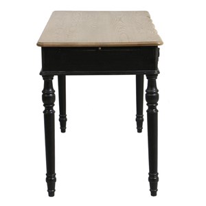 Bureau bois noir - manoir interior's