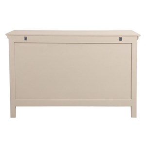 Buffet bas 2 portes mdf blanc - lubéron