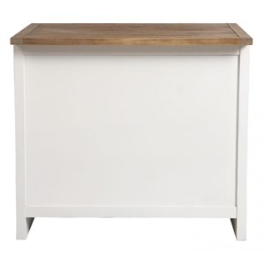 Casserolier 3 tiroirs bois blanc -