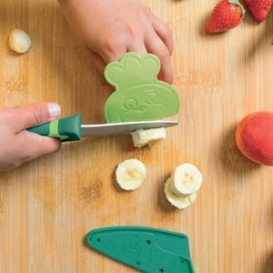 Couteau enfant vert - chefclub