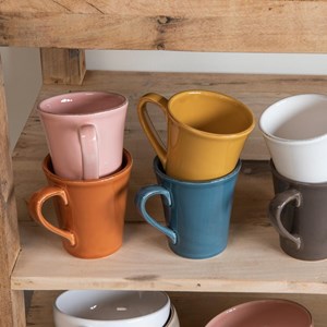 Mug toscane 40 cl ocre (lot de 2)