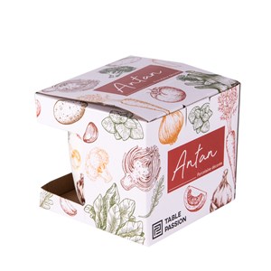 Bol à soupe antan avec couvercle  75 cl