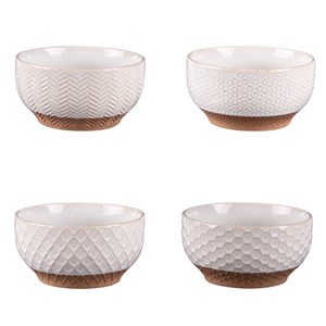 Coffret de 4 coupelles jaspe 12 cm