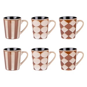 Lot de 6 tasses shelby 18 cl