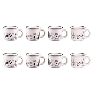 Coffret 8 tasses 11 cl friends