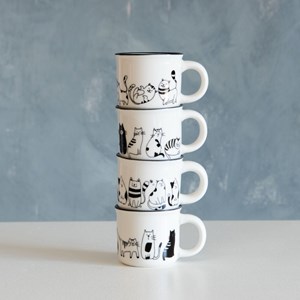 Coffret 8 tasses friends 11 cl