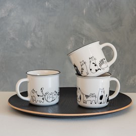 Coffret 4 mugs 35 cl friends