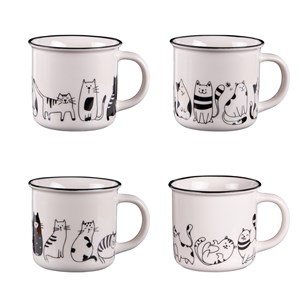 Coffret 4 mugs 35 cl friends
