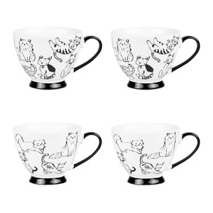 Lot de 4 tasses mistigris 20 cl