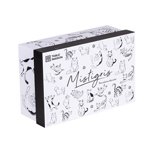 Lot de 4 tasses mistigris 20 cl