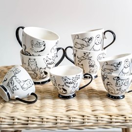 Lot de 4 tasses oscar 20 cl