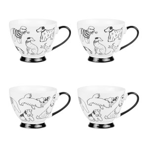Lot de 4 tasses oscar 20 cl