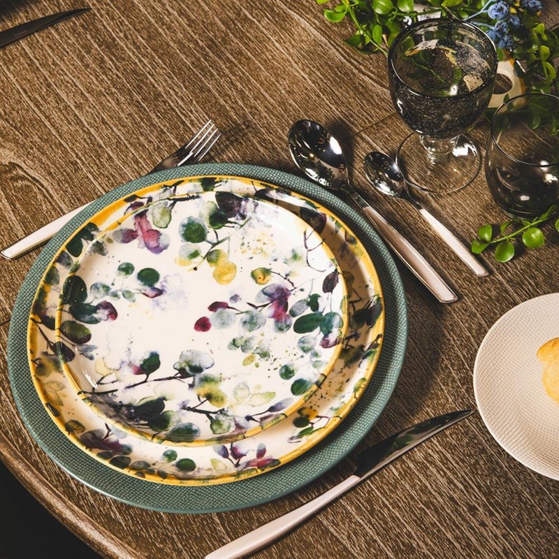 Assiette à dessert garden 22,5 cm x6