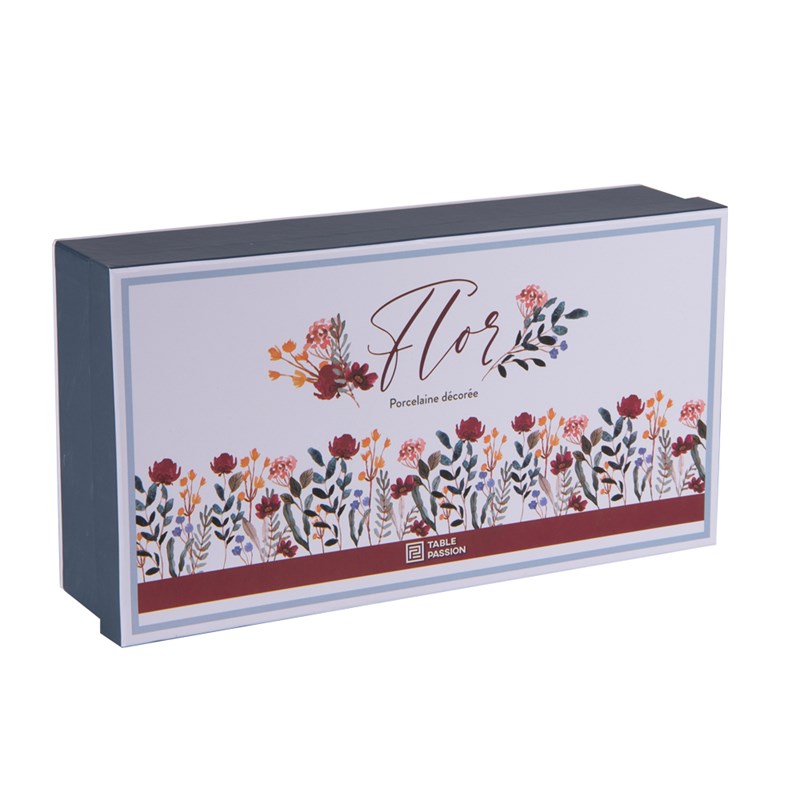 Coffret 4 tasses 16 cl flor