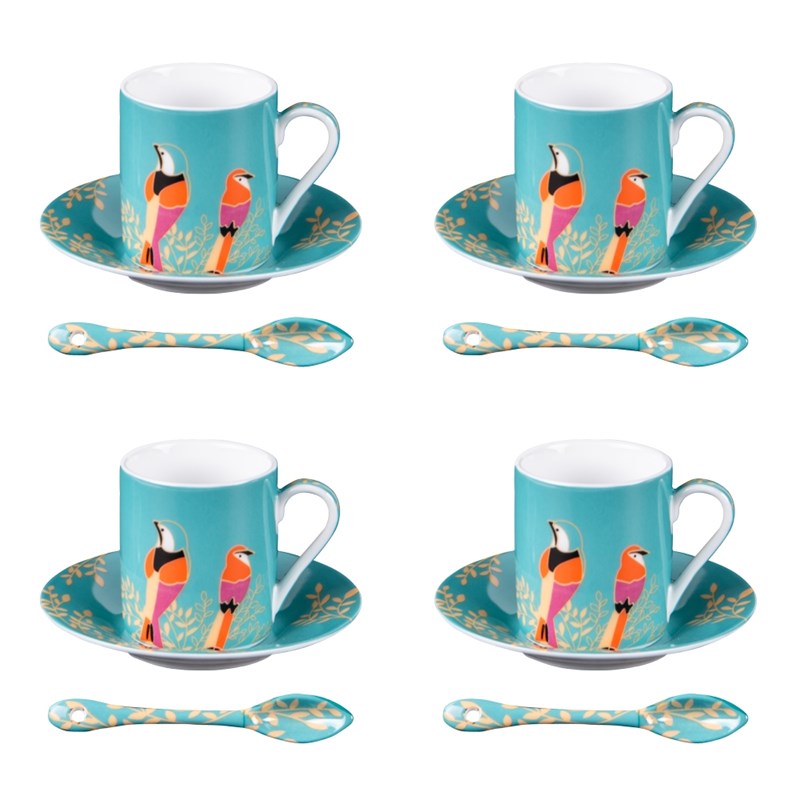 Coffret de 4 tasses à café paraiso 10 cl