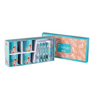 Coffret de 4 tasses à café paraiso 10 cl