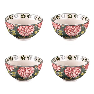 Lot de 4 coupelles 11 cm cottage
