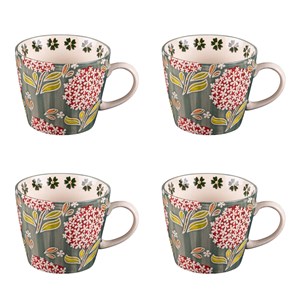 Lot de 4 tasses 36 cl cottage