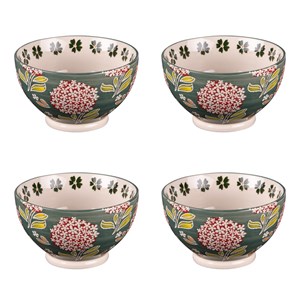Coffret de 4 bols 14 cm cottage