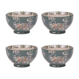 Coffret de 4 bols faustine 14 cm