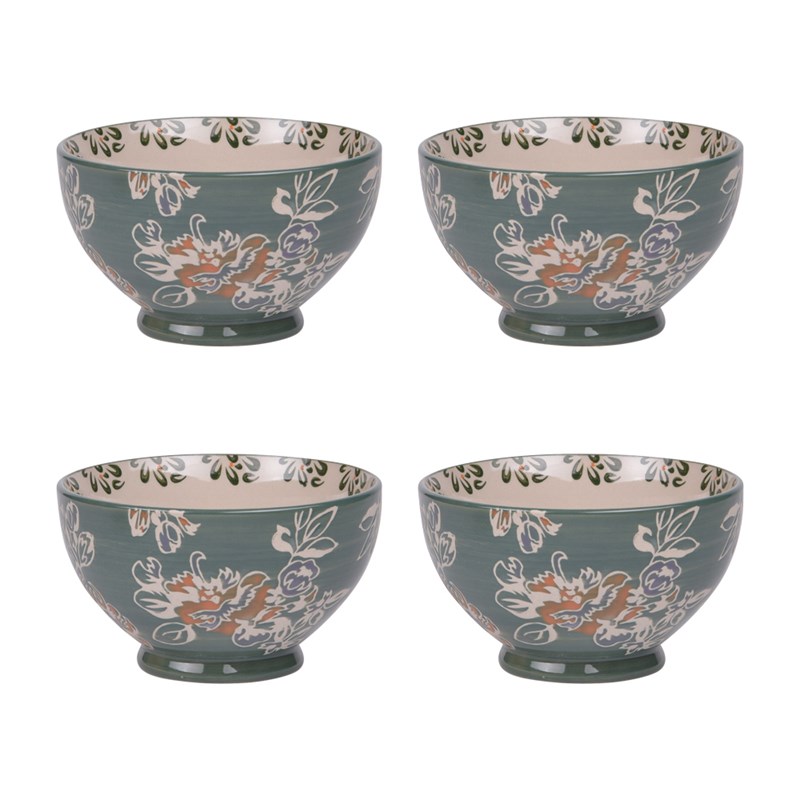 Coffret de 4 bols faustine 14 cm