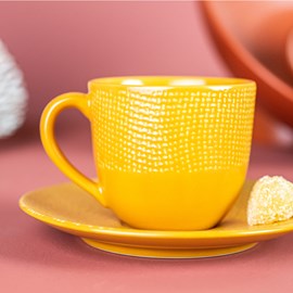 Tasse à thé et sous-tasse vésuvio   22 c