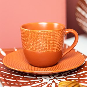 Tasse à thé et sous-tasse vésuvio   22 c