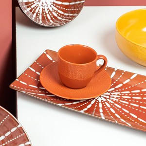 Tasse à café et sous-tasse vésuvio   12