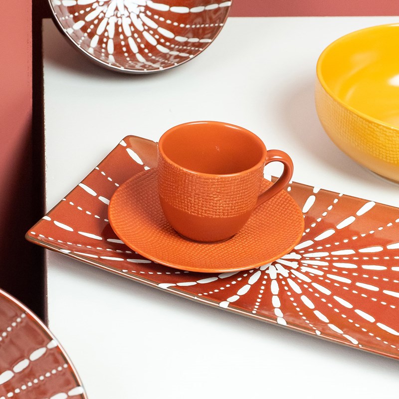 Tasse à café et sous-tasse vésuvio 12