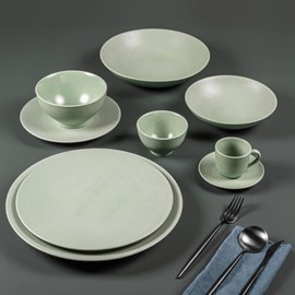 Assiette plate vésuvio sauge 27 cm x6