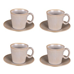Lot de 4 tasses à café  liv