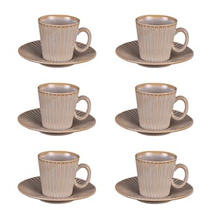 Lot de 6 tasses à café  liv