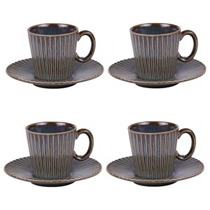 Lot de 4 tasses à café  liv   22 cl